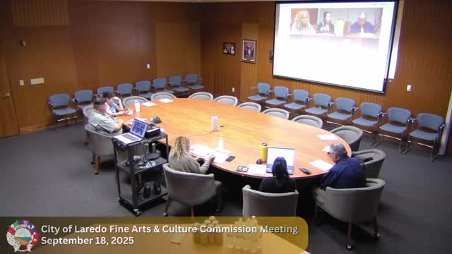 Laredo arts committee advances 2026 public-arts plan, outlines murals, sidewalk poetry and school partnerships