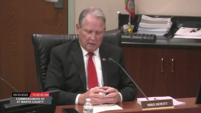 Commissioner welcomes scheduled tour of military base to improve community understanding