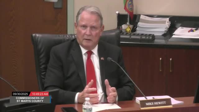 Commissioner voices concern about federal government shutdown's local impacts