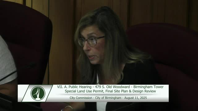 Commission postpones Old Woodward mixed‑use parking appeal; residents press for finality