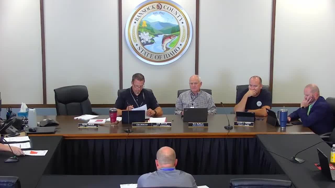 Bannock County approves recommended Road & Bridge equipment purchases after lease review