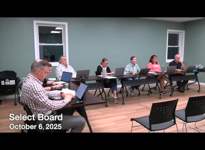 Select Board closes public hearing on private-way plowing policy; asks legal review, to revisit Plumtree Lane