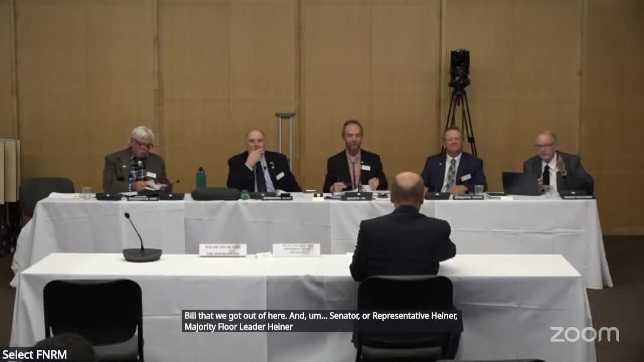 Committee advances Good Neighbor Authority changes to remove hiring cap and speed forest projects