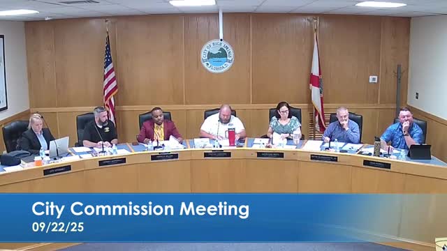 Votes at a glance: High Springs commission actions on Sept. 15, 2025