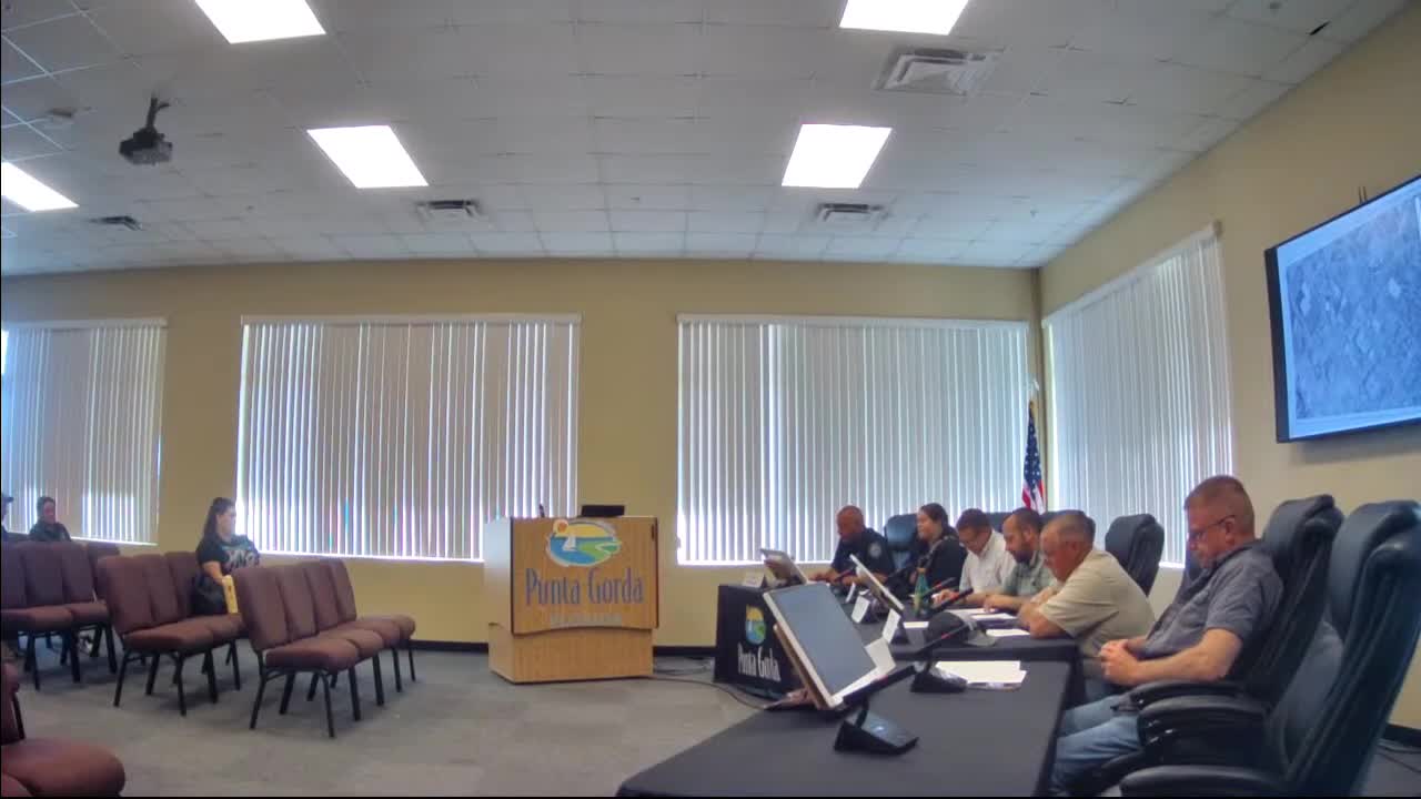 Punta Gorda DRC tables vested-rights request for two Virginia Avenue/Wood Street parcels pending legal review