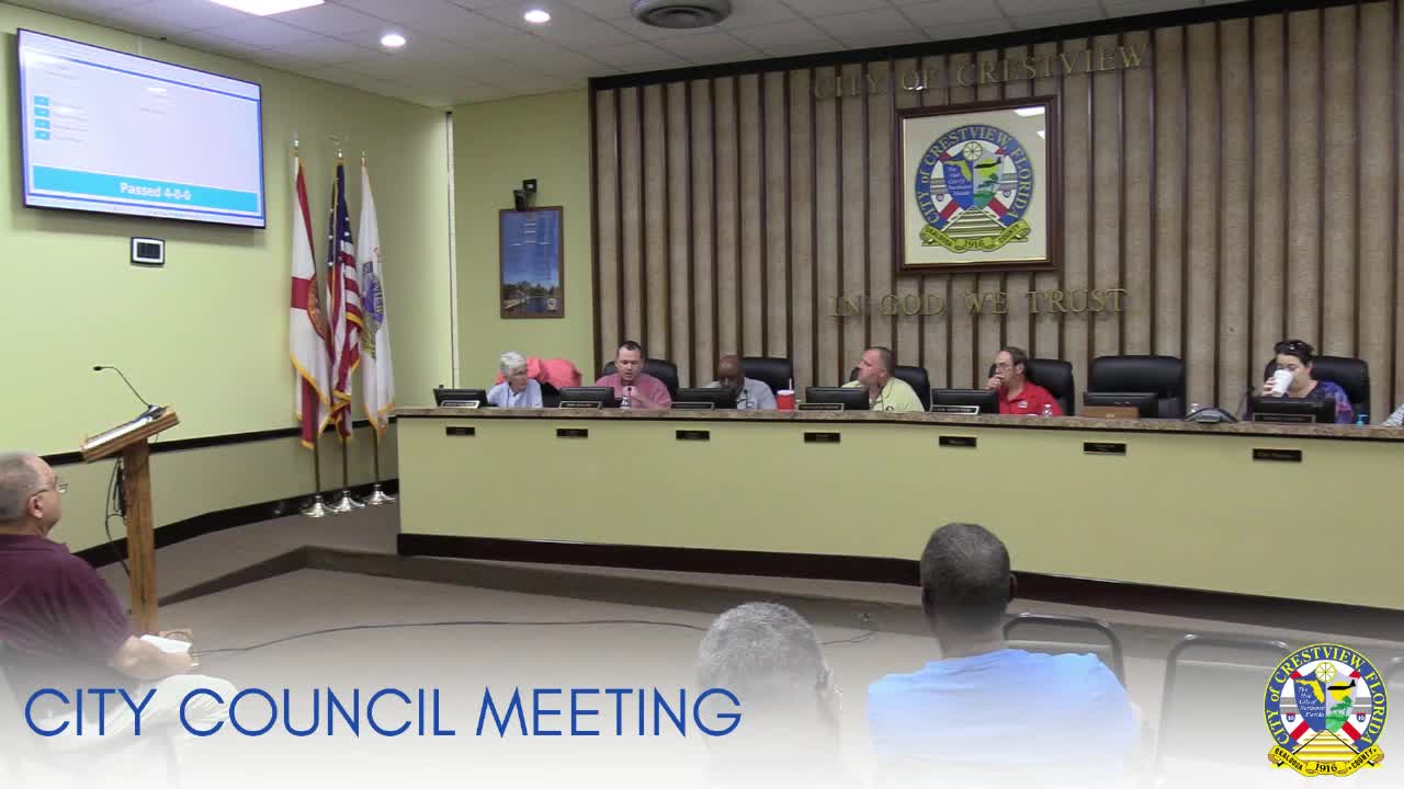 Crestview rejects bids for RC track cover and ADA access improvements; staff to revise RFP and re‑advertise