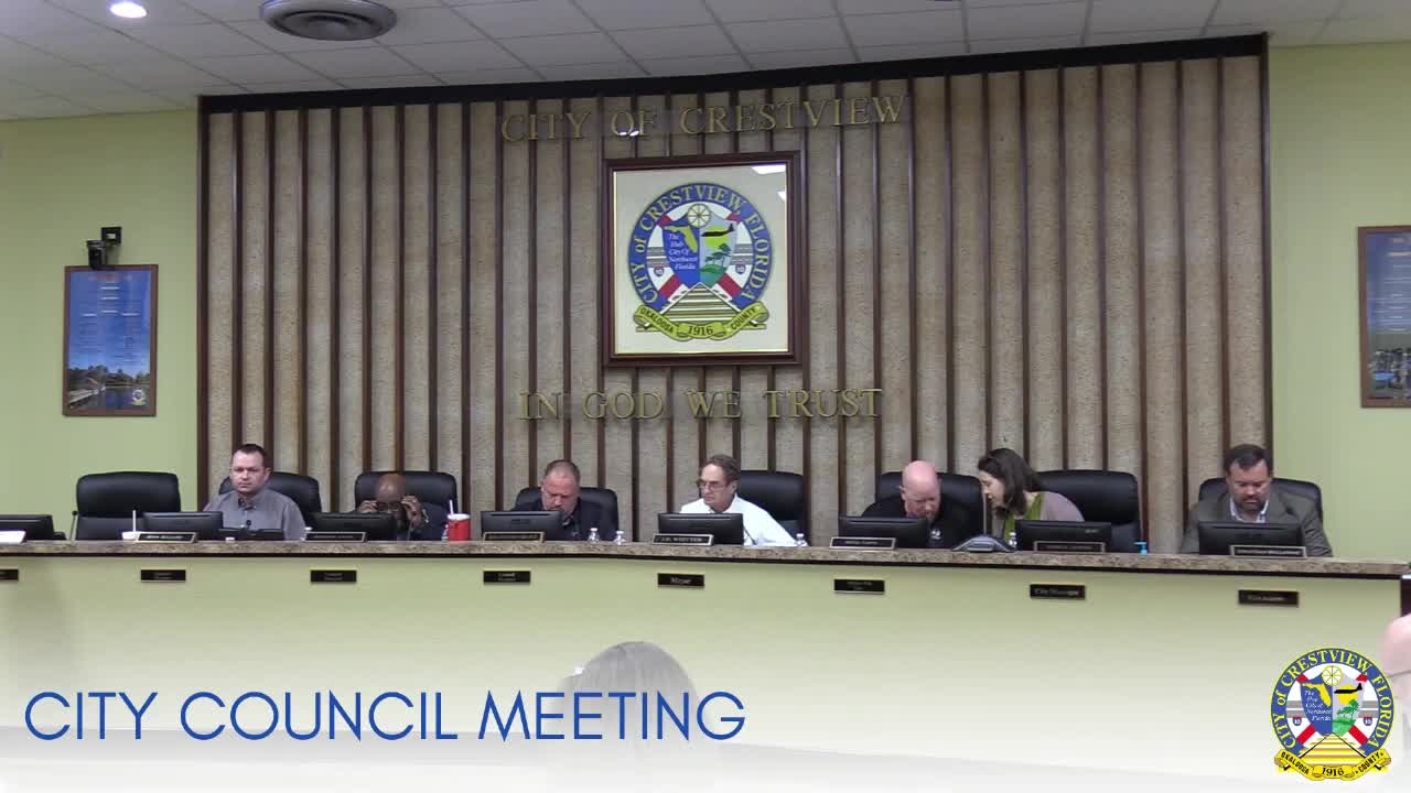 Crestview rejects sole-source photography bids, directs staff to draft vendor-permit process