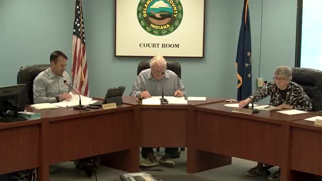 Delaware County drainage board approves concrete headwall repair with landowner covering half the cost