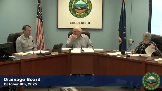 Board selects JJC Excavating to finish Racer Ditch; payment to prior contractor tabled