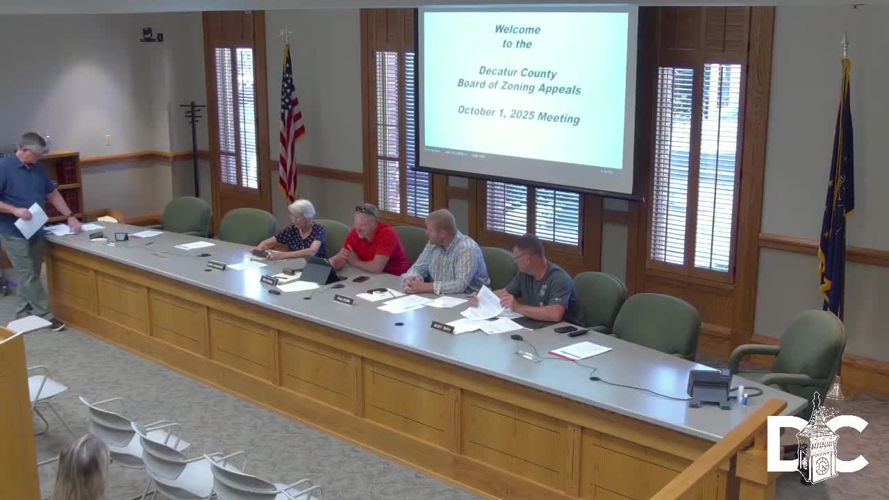 Decatur County BZA approves special exception for mother-in-law quarters in Greensburg