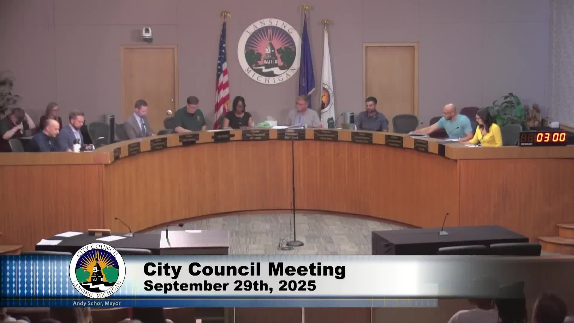Votes at a glance: Lansing City Council actions on Sept. 29, 2025