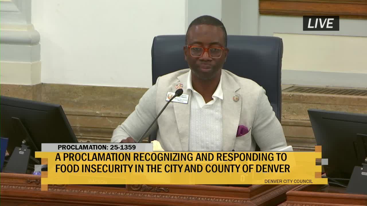 Council proclaims September 2025 as Hunger Action Month, spotlights food‑access partners