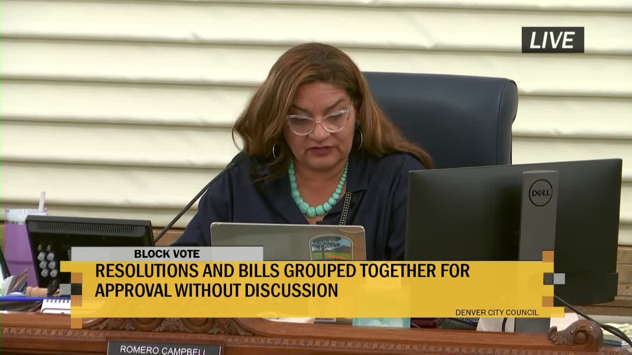 Votes at a glance: Denver City Council actions, Sept. 15, 2025