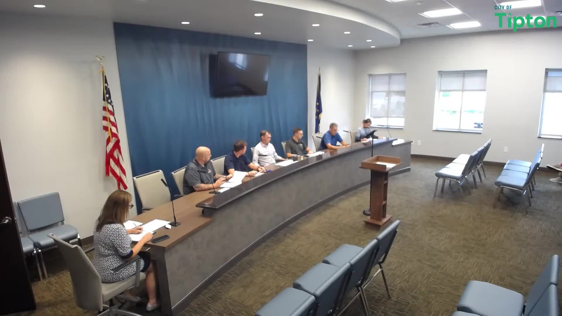 Tipton City Board of Works approves offering packet for 12.38‑acre parcel with zoning addendum