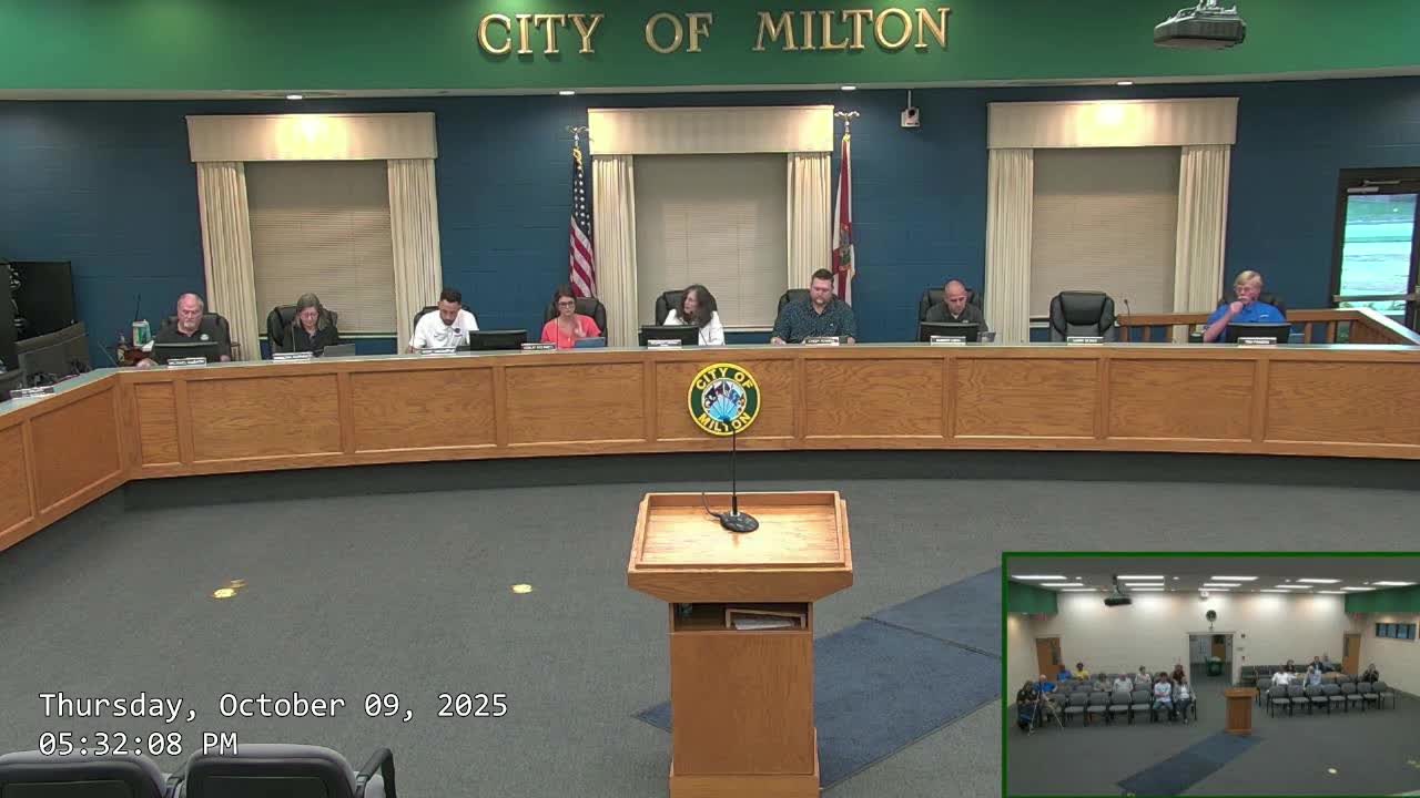 Milton council votes 6-1 to bid on three parcels adjacent to courthouse, rejects taking courthouse itself