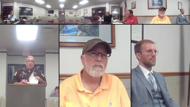 Sheriff seeks vehicle purchases and commissary credit card; commissioners press for trade-in list and clarity on jail maintenance funding