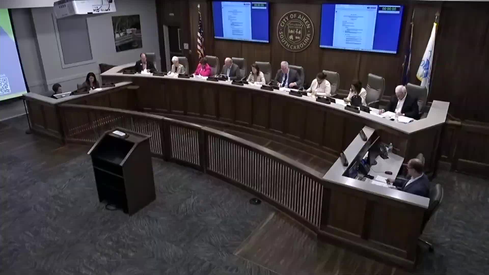 Aiken council votes: consent resolutions passed; appointment confirmed; first reading to remove city property from limits
