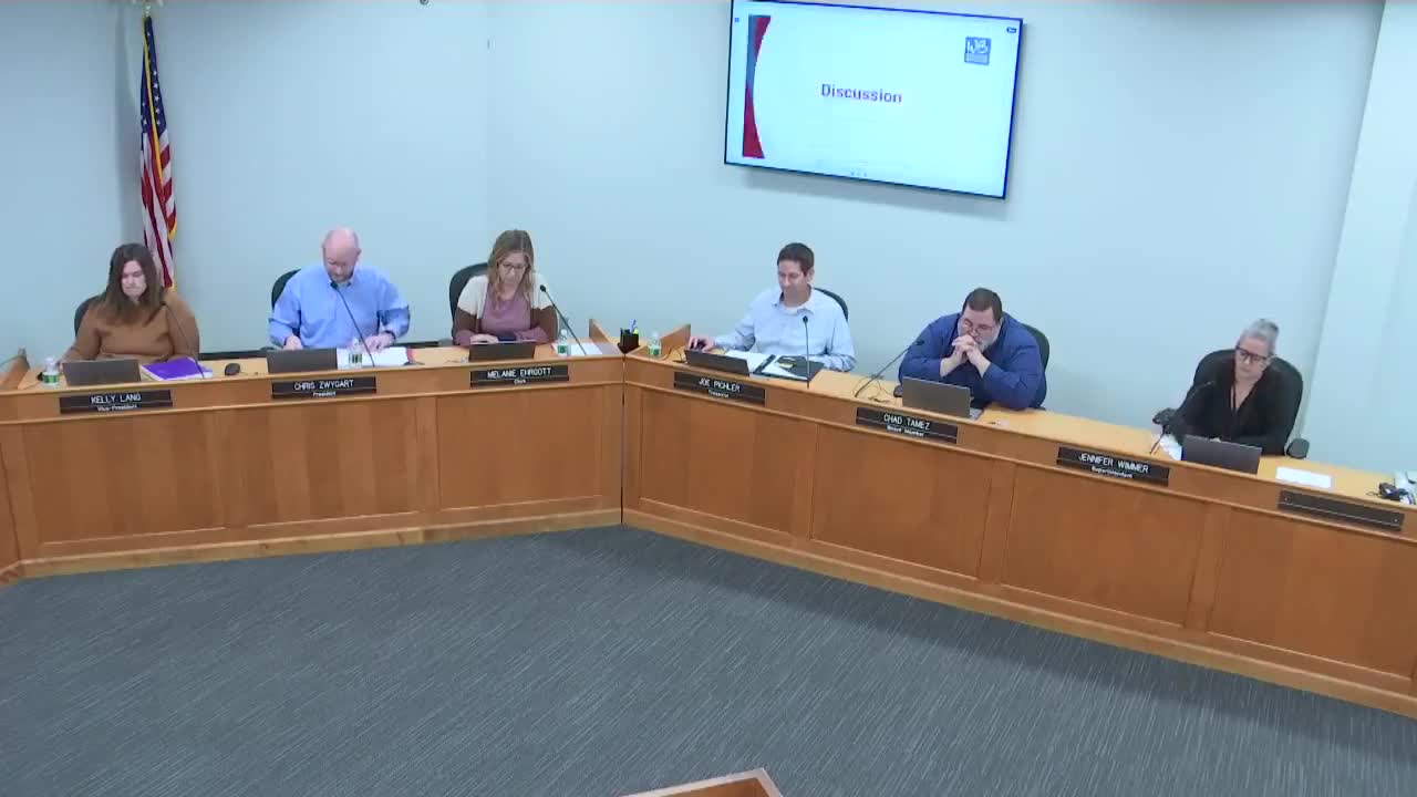 Board reviews phased process for possible high‑school reconfiguration; seeks extensive community engagement