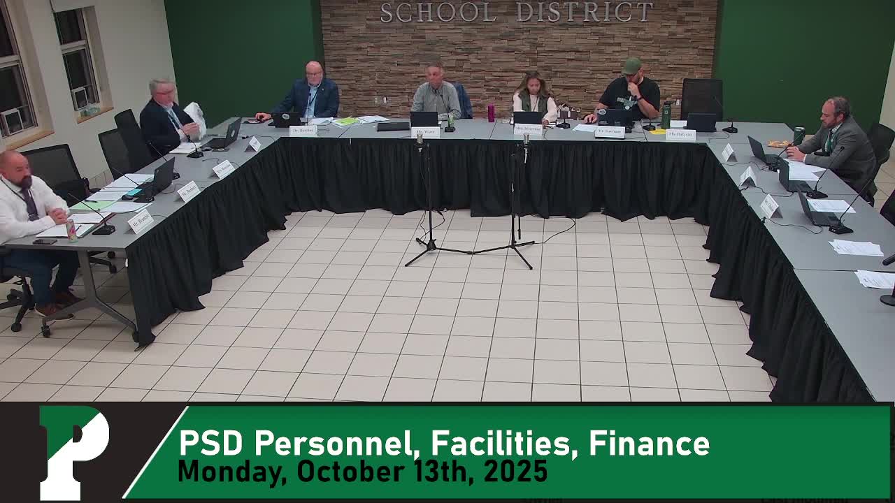 Pennridge finance committee reviews Act 1 index, shortfalls and budget pressures for 2026-27