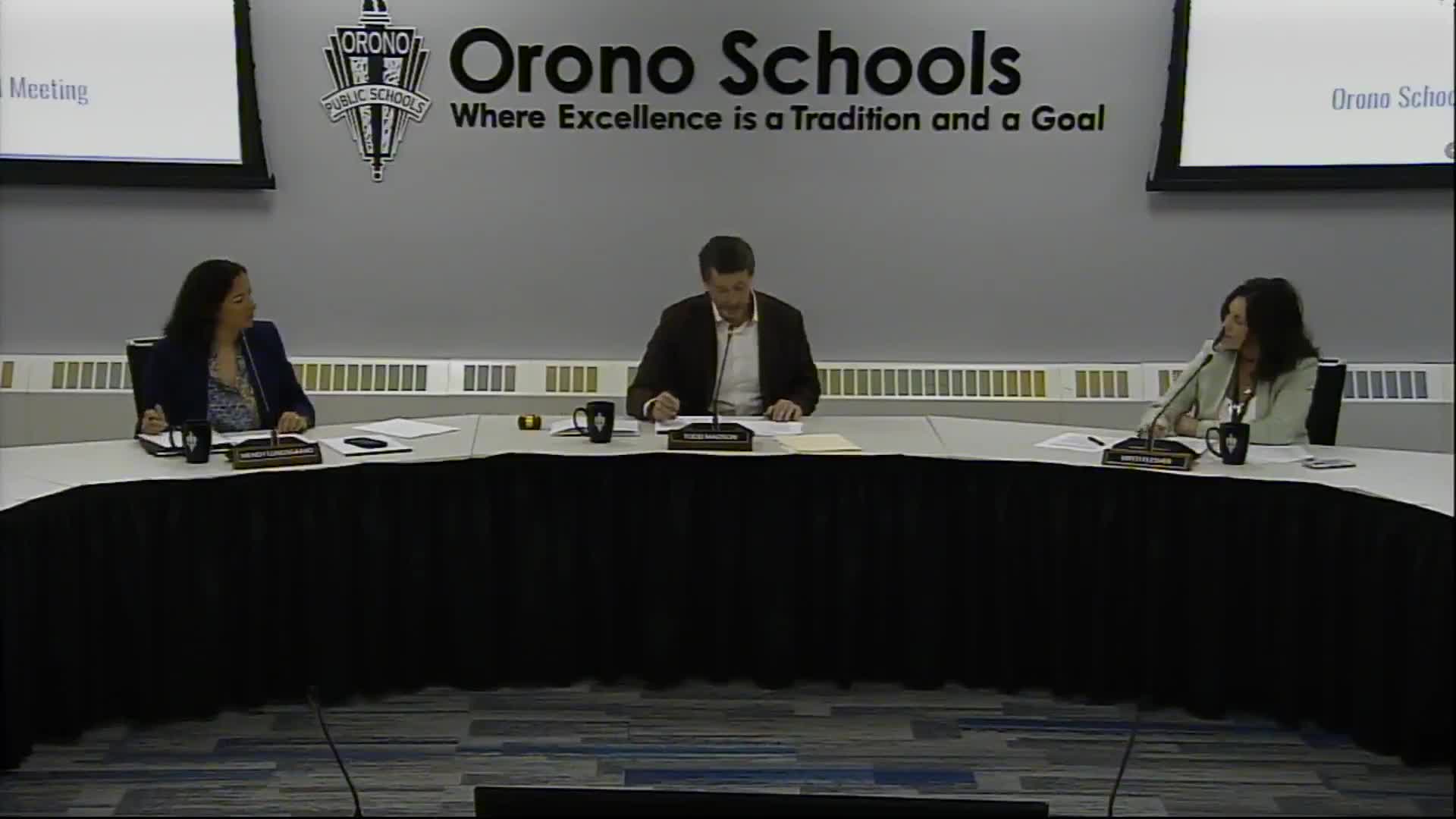 Orono board approves consent agenda, moves forward on annual policy reviews