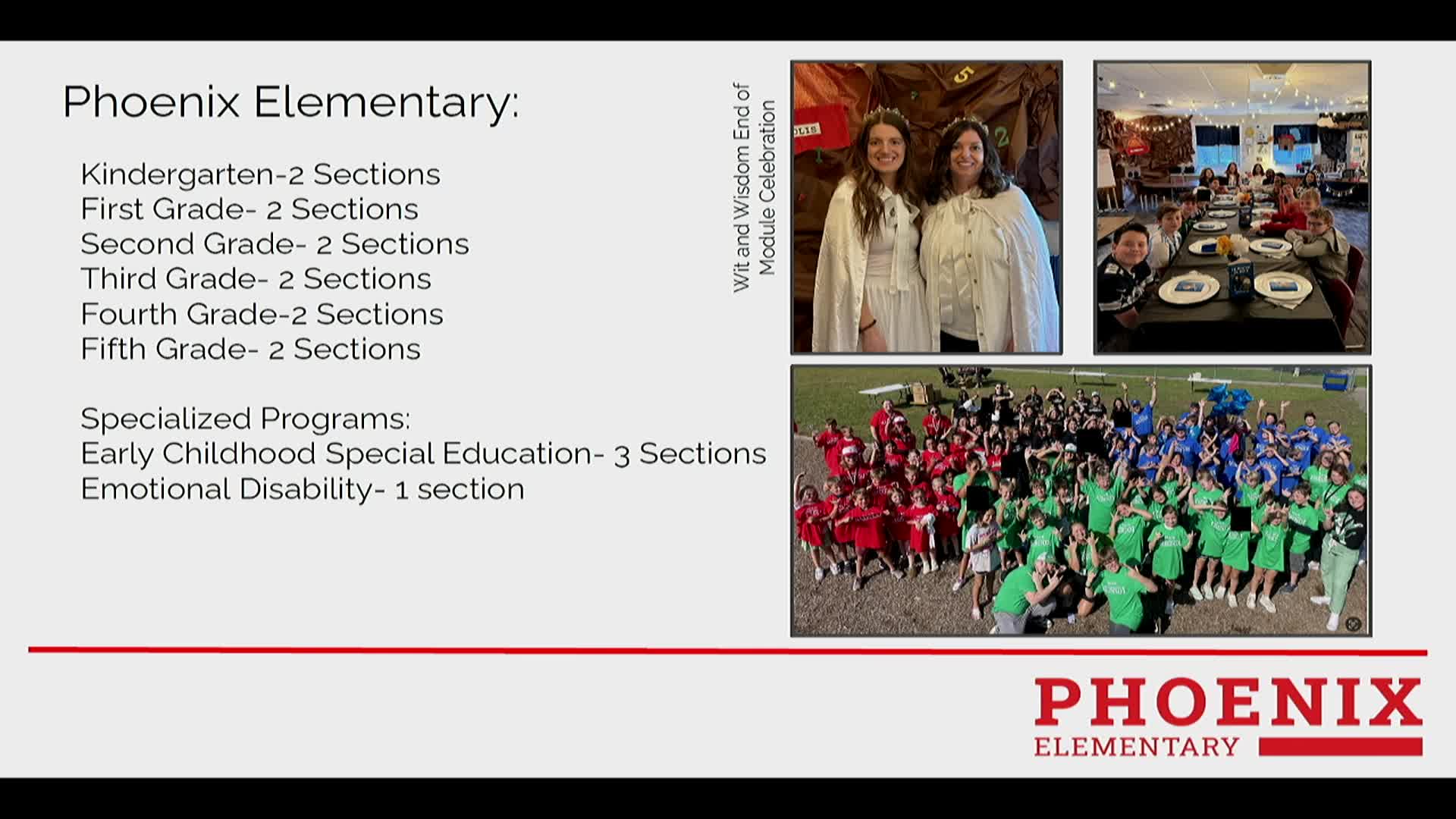 Phoenix School reports gains in literacy and expands specialized programming