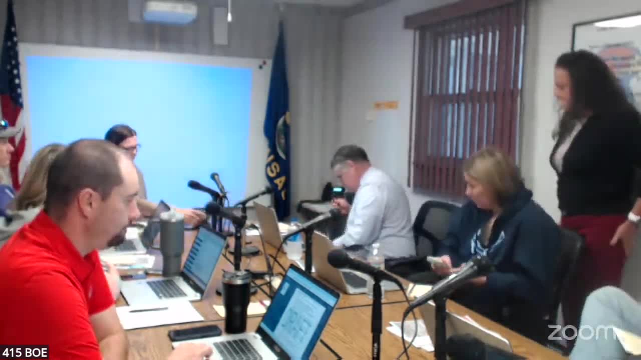 Board discusses superintendent search timeline with consultant; community input planned