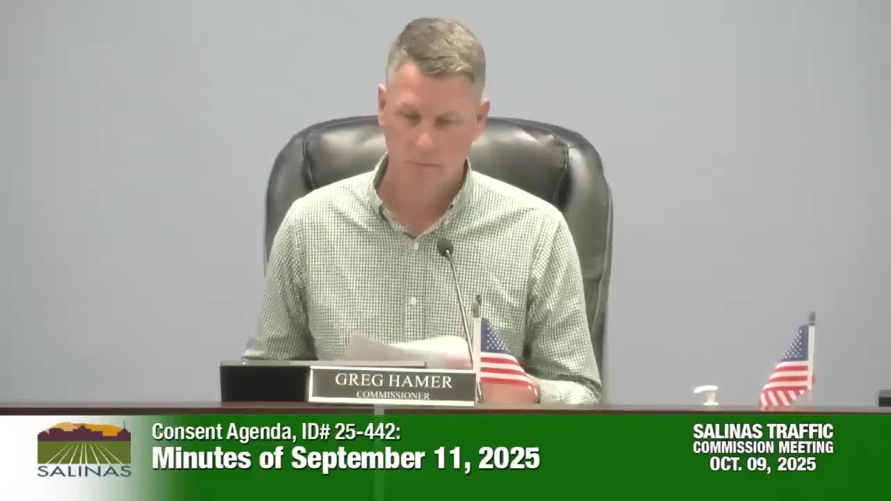 Salinas staff review Sherwood Drive slip‑lane closure; adaptive signals and safety fixes under study