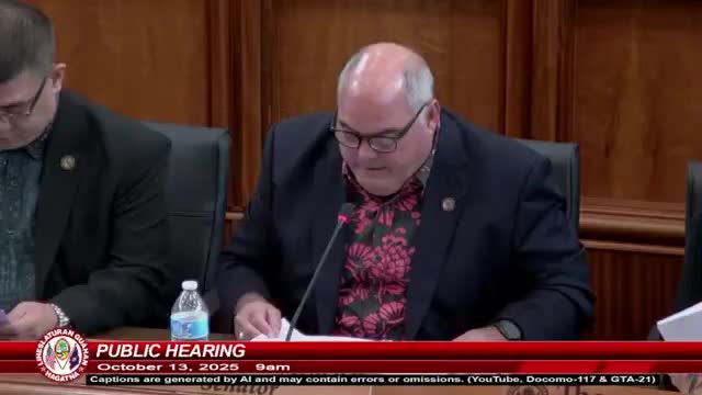 Guam lawmakers hear bill to create Free Trade Logistics Zone; customs urges statutory changes, staffing and $2 million start-up funding