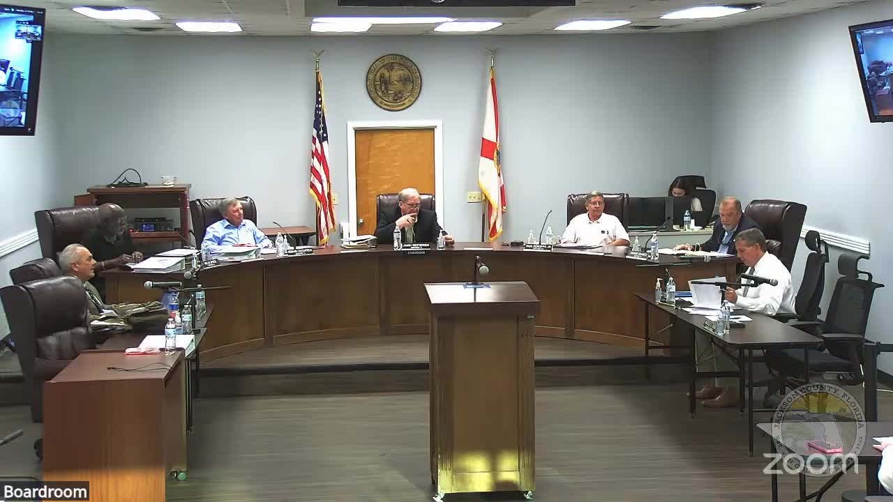 Commission directs changes to sale agreement for old chapel transfer to Kron; county keeps first‑refusal on other sales