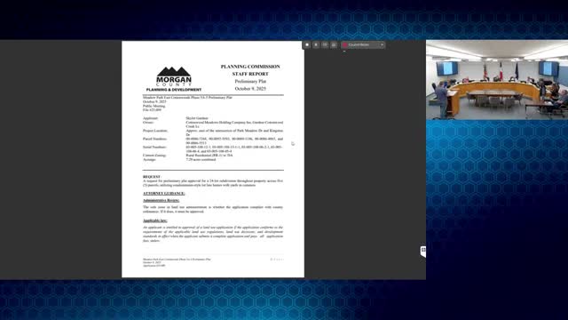 Planning commission recommends approval of Meadow Park East Cottonwoods Phase 5 (24 units)