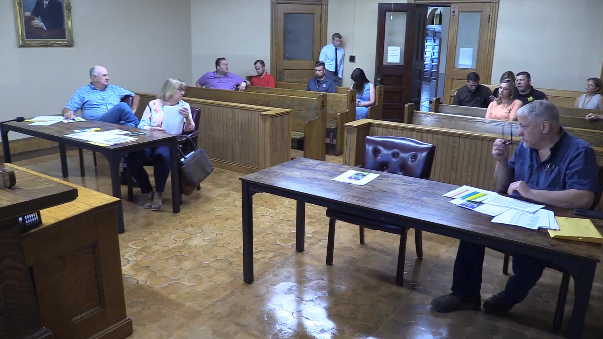 Sheriff reports jail population, patrol statistics and training challenges; generator repaired