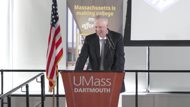 Massachusetts officials launch 'Go Higher' campaign at UMass Dartmouth to raise awareness of expanded financial aid