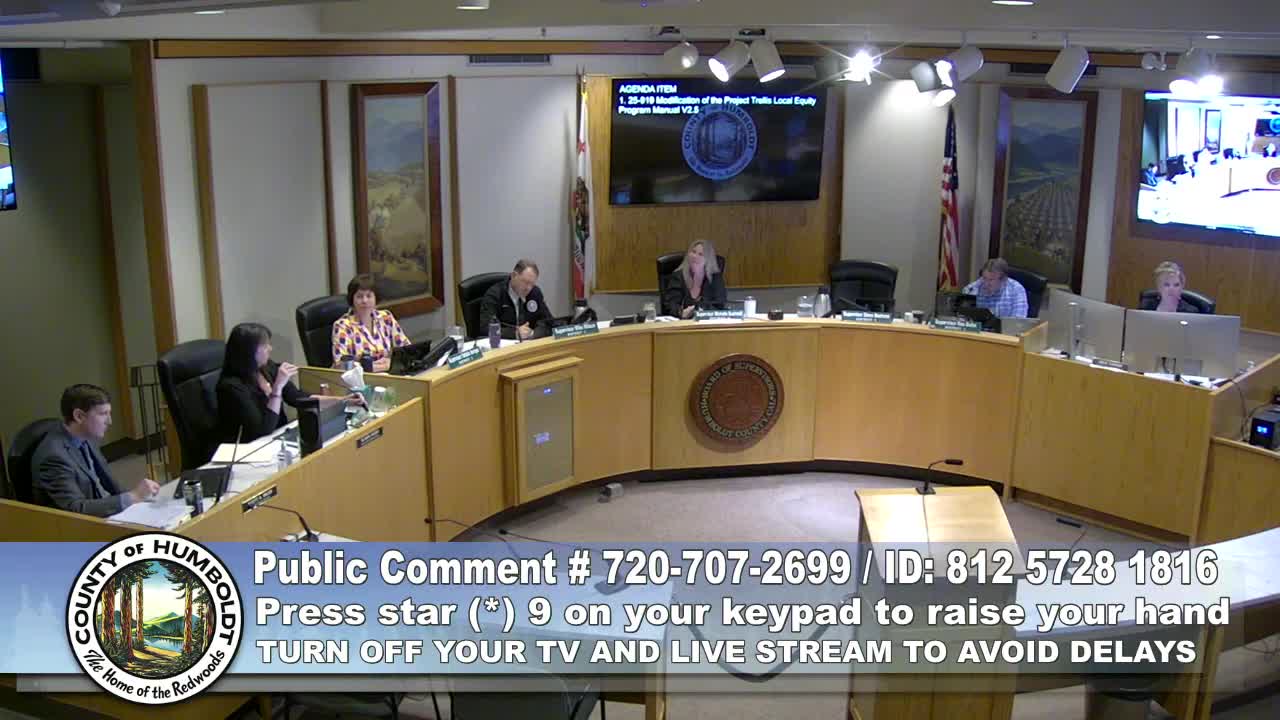 Humboldt supervisors keep Project Trellis funds focused on past-due taxes, add state-license priority