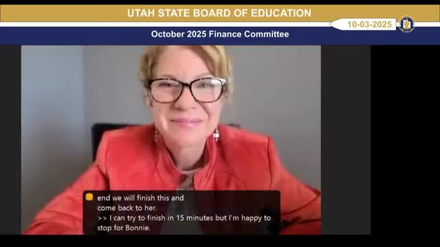 Finance committee backs $50,000 federal mineral-lease grant for Utah Community Math Initiative, asks staff to check with Ogden district