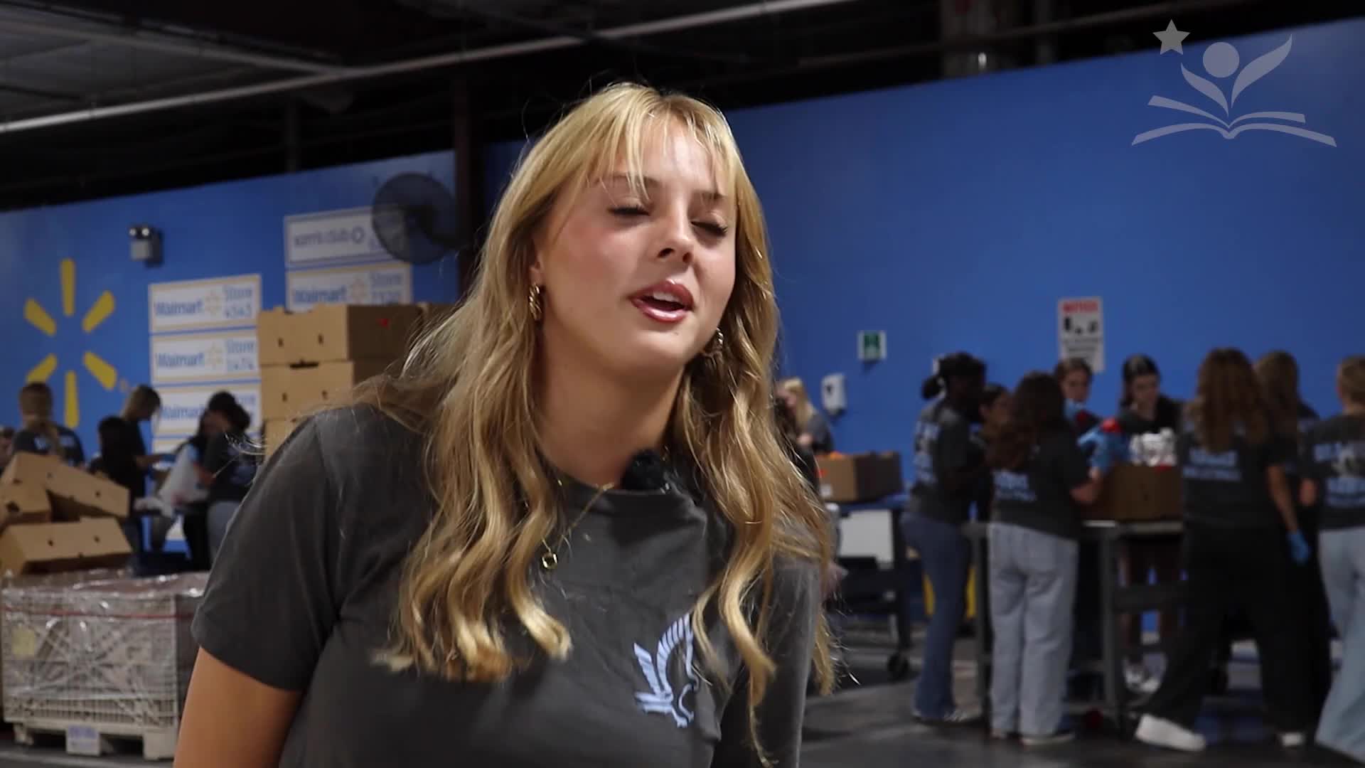 Yuma students sort and pack canned goods as local food bank serves about 10,000 people monthly