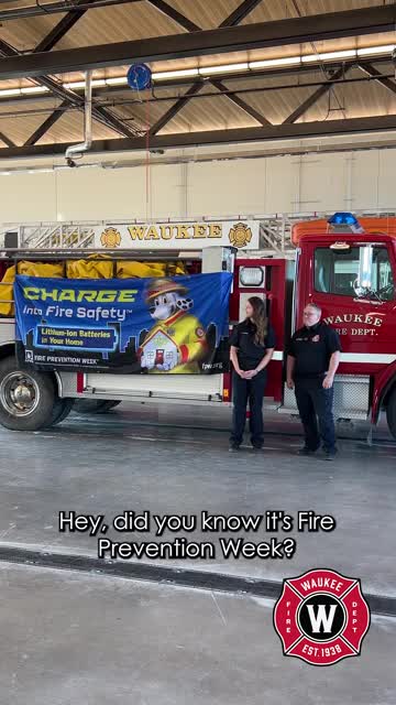 Waukee City Fire Department urges caution with lithium‑ion batteries during Fire Prevention Week