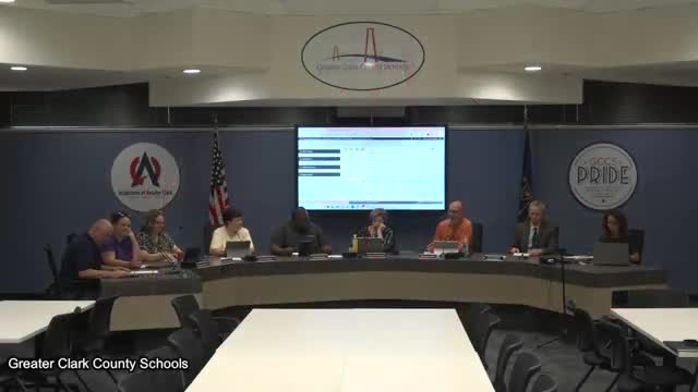 Greater Clark County Schools holds public hearing on 2026 budget; board approves facilities, construction and other contracts