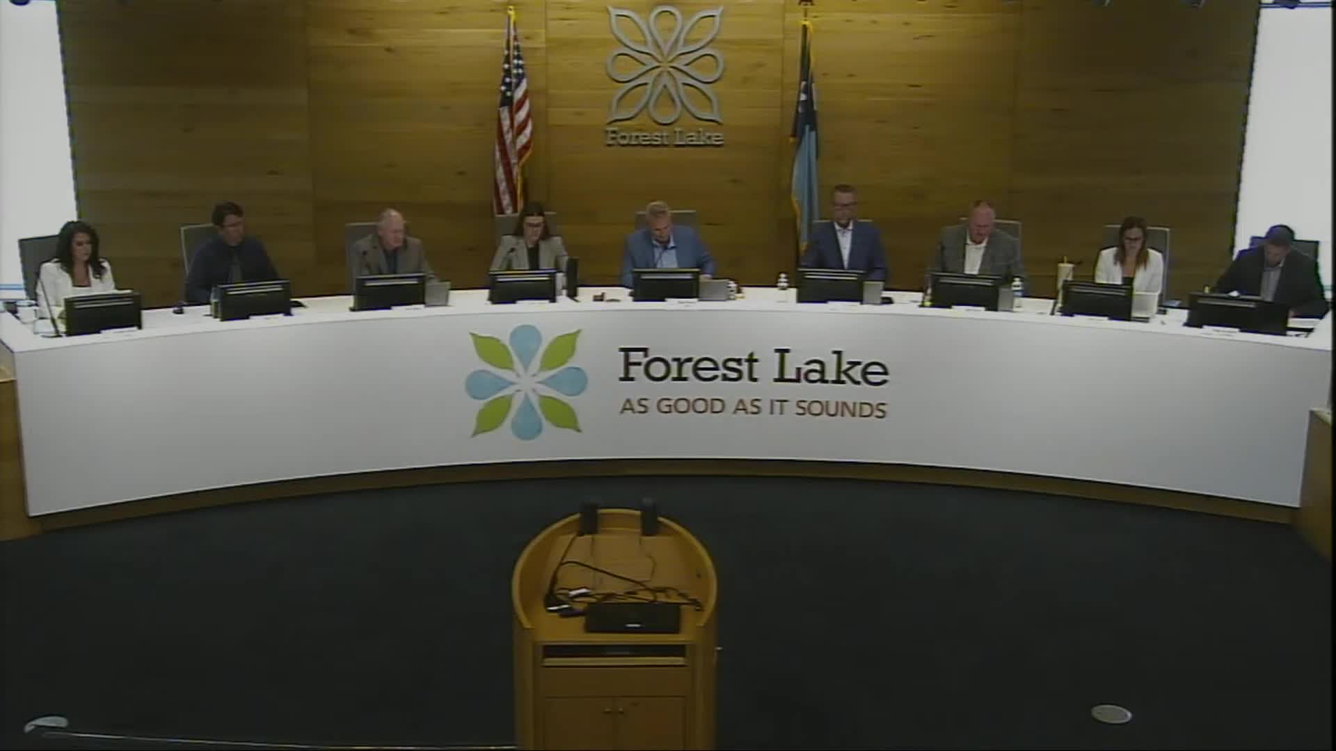 Council approves $7,425 change order for Forest Lake Veterans Memorial capstone