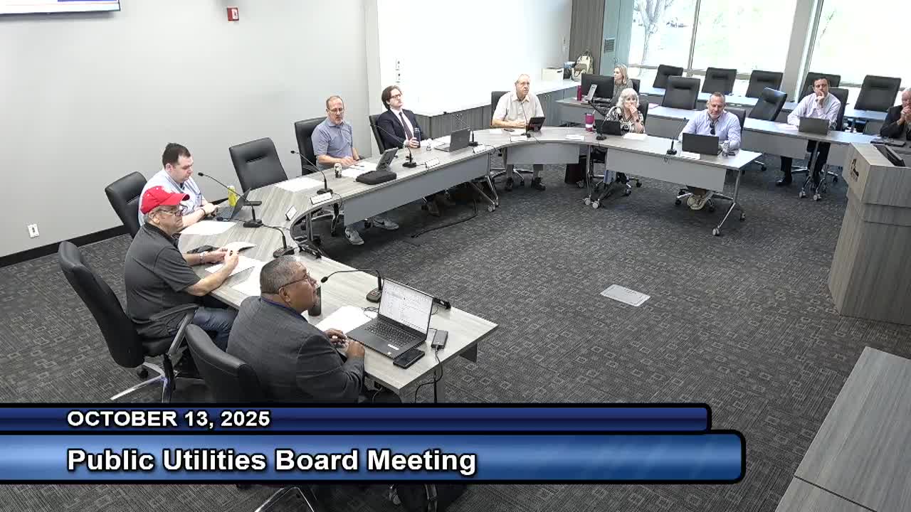 PUB approves I‑35 utility relocation and new Ganzer lift station; project consolidates two existing lift stations