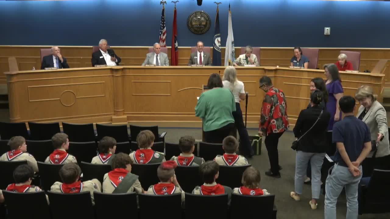 Brentwood proclaims Friends of the Brentwood Library, swears in two public‑safety officers and approves veterans trust, body‑camera lease