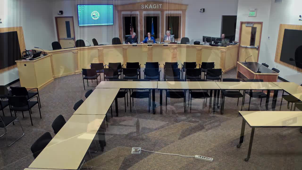 Skagit County commissioners approve consent items, schedule hearing on House Bill 2015 sales-tax option; Island Roots funding backed with recusal
