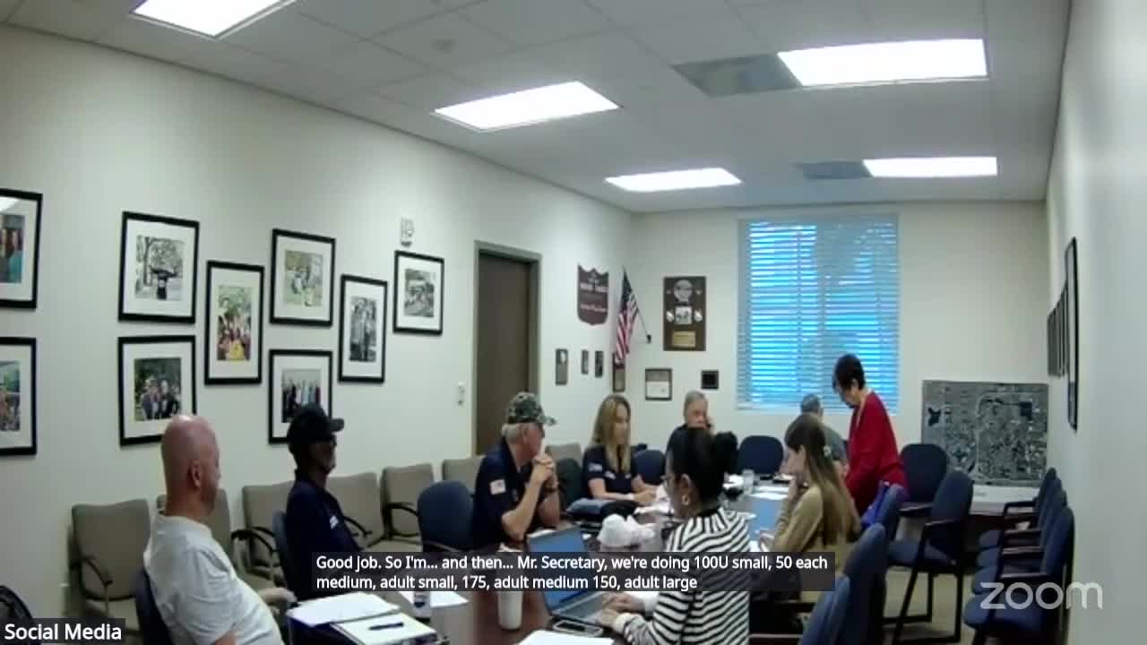 Committee reports sponsorships, 5K and golf-outing planning; shirts, volunteers and marketing moving forward