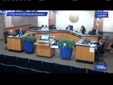 City staff previews interlocal agreement with Lee County covering Prairie Pines mitigation and Ortiz property conveyance