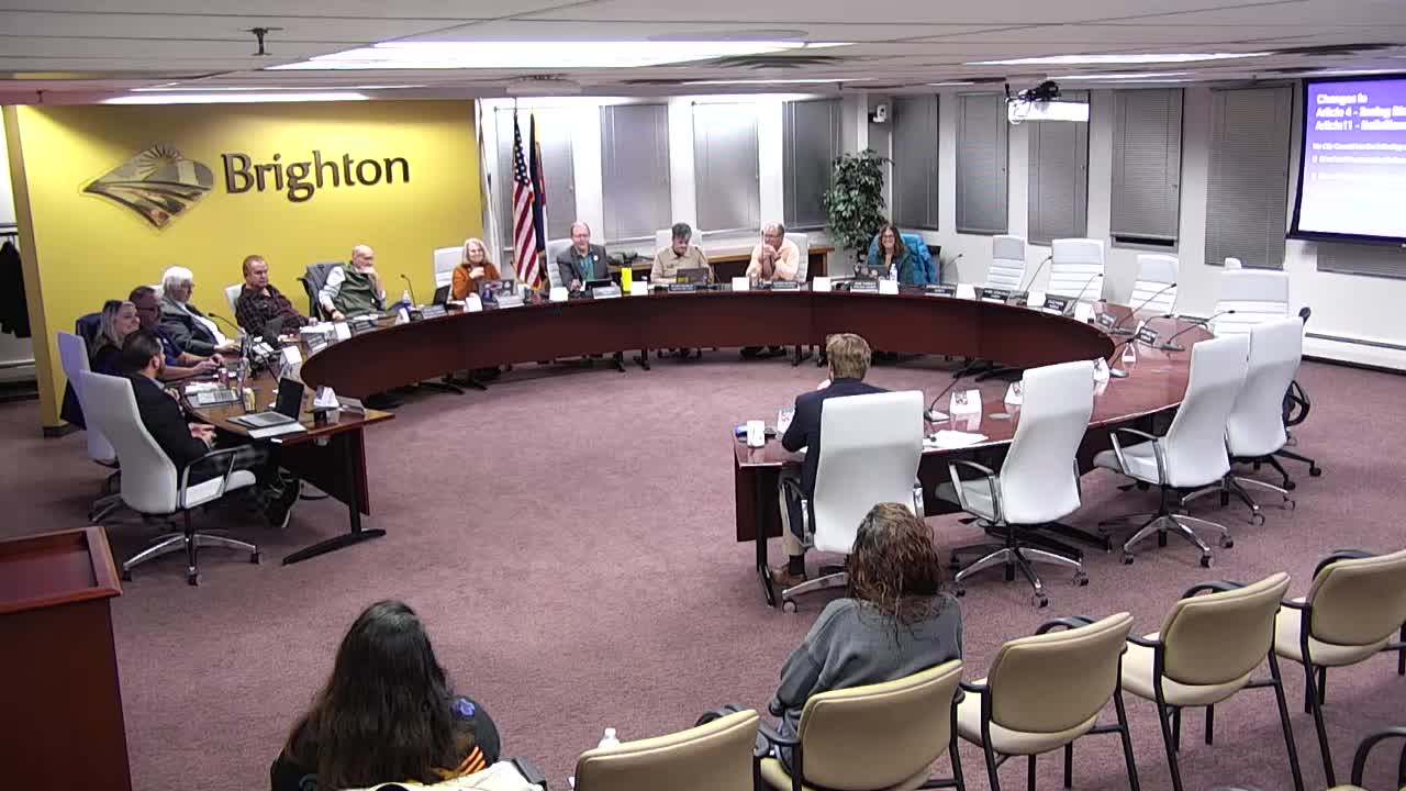 State turf rules prompt Brighton code changes; staff also proposes sound-mitigation standards for new residential near highways