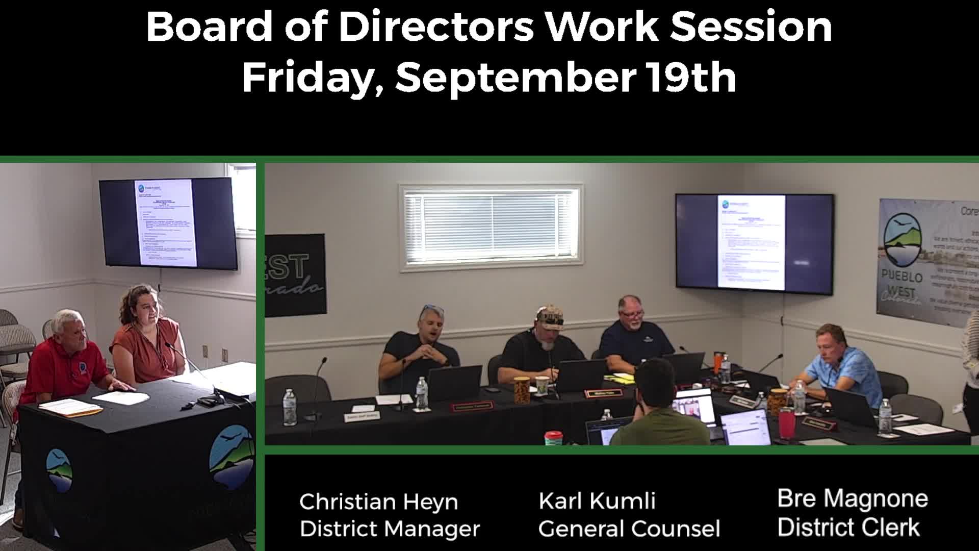 Pueblo West considers exception to will‑serve policy for Orchard Springs subdivision; staff flag water‑rights, deed and court issues