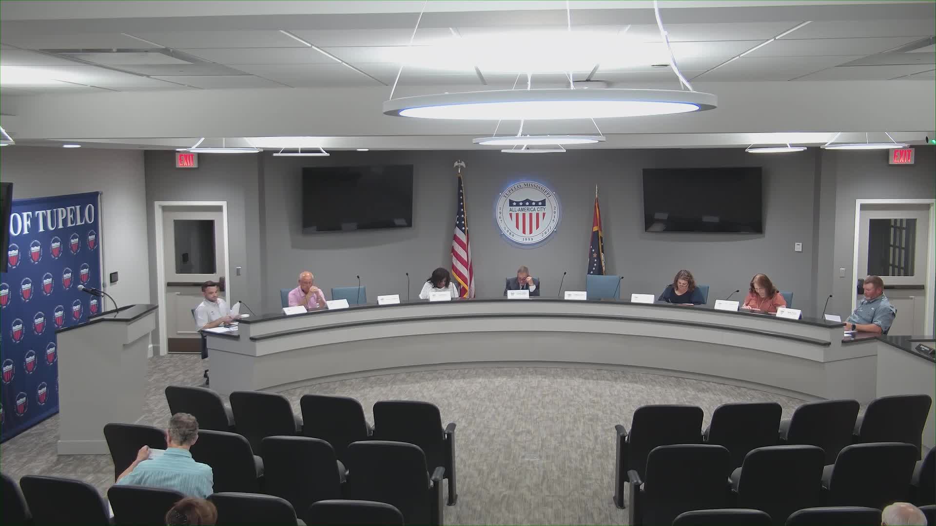 Conservation subdivision for Swan Circle presented to Tupelo committee; staff says plan meets code, committee requests green‑space access and implementation tim