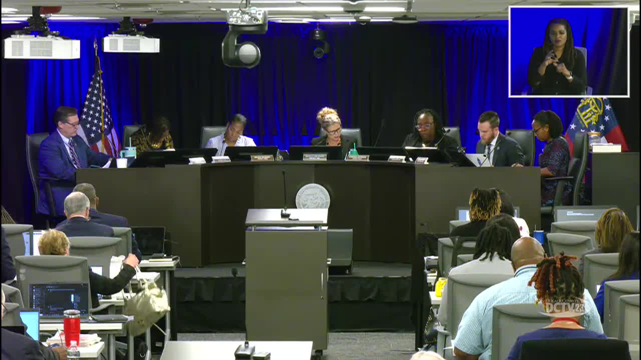 Votes at a glance: Key DeKalb County Board actions, Oct. 14, 2025