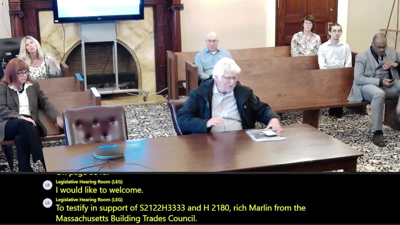 Building Trades Testify for Bid‑law Changes to Define Fraud and Increase Transparency
