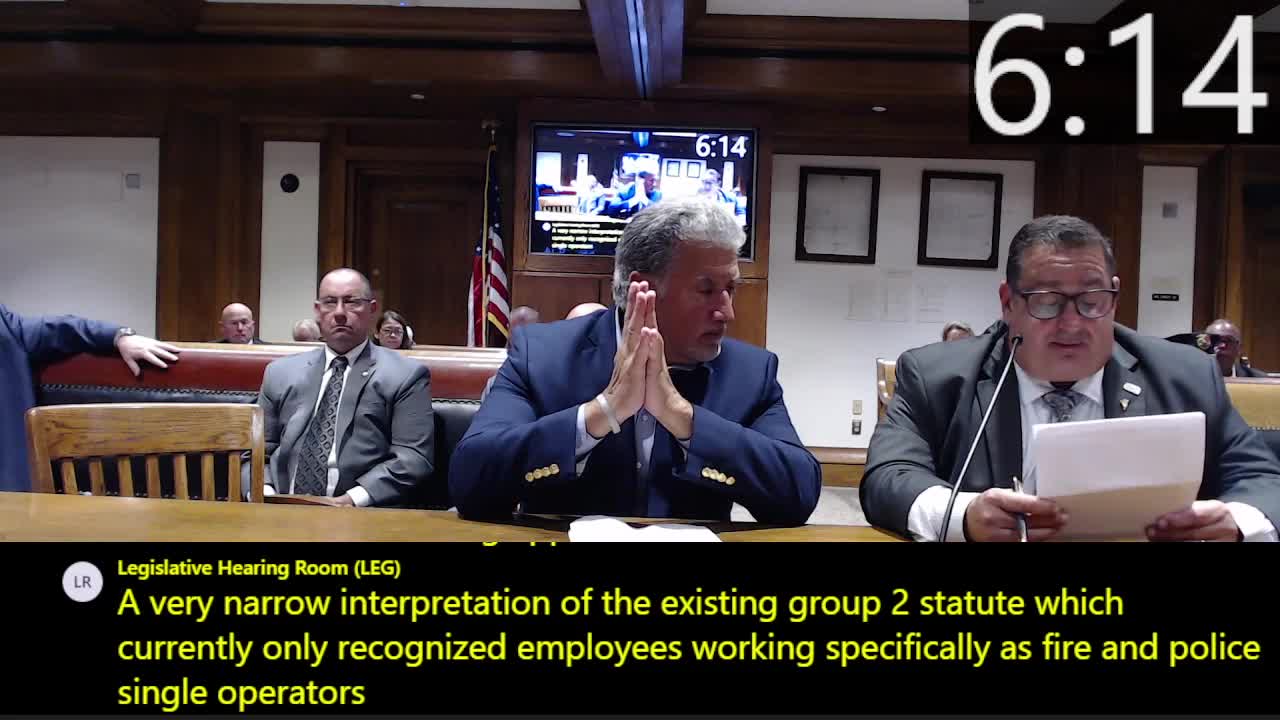 State fire-compliance officers urge Group 4 retirement classification after exposure to toxins and traumatic scenes