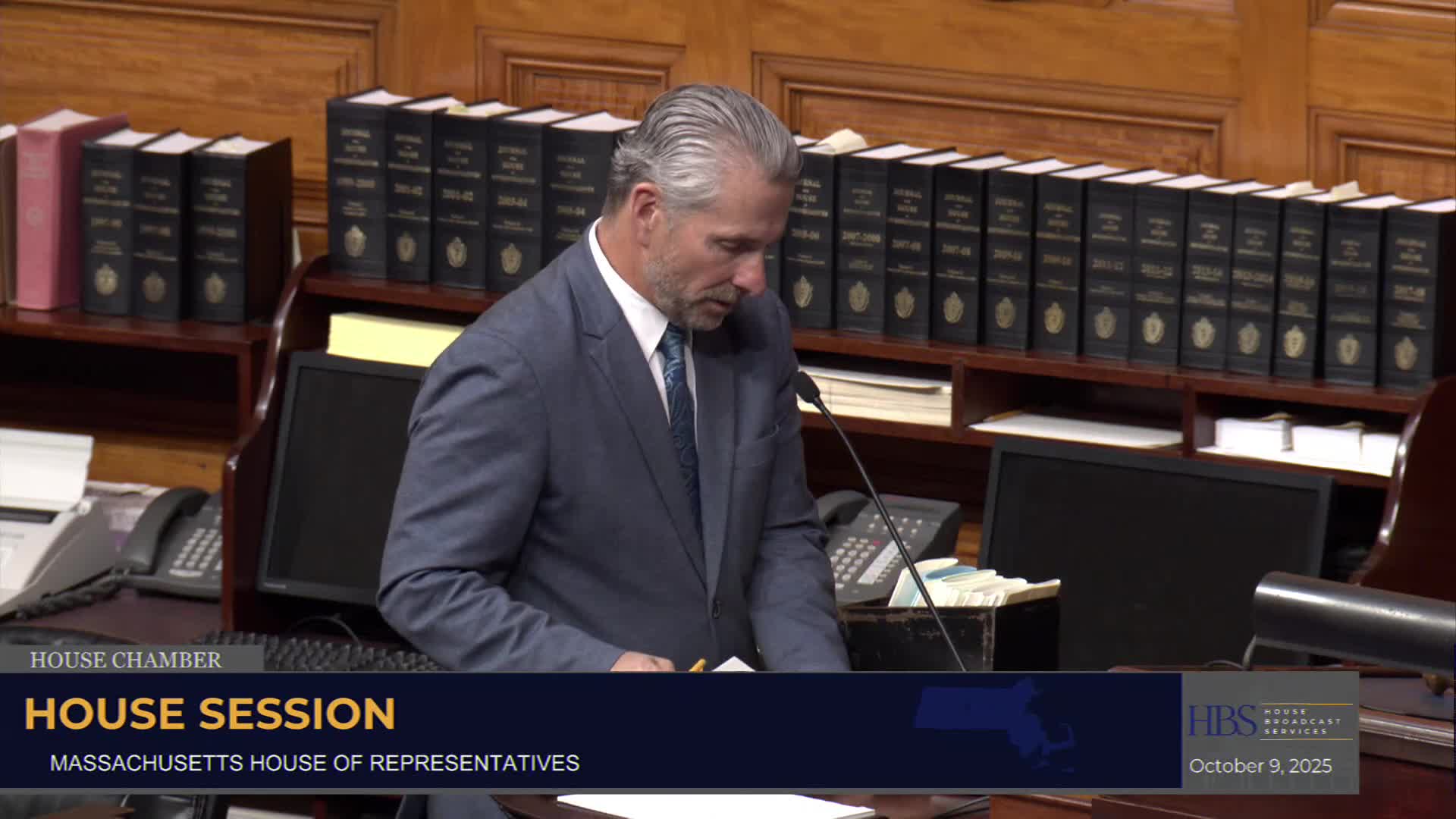 Mass. House suspends rules, adopts resolution and advances a slate of bills to third reading or engrossment